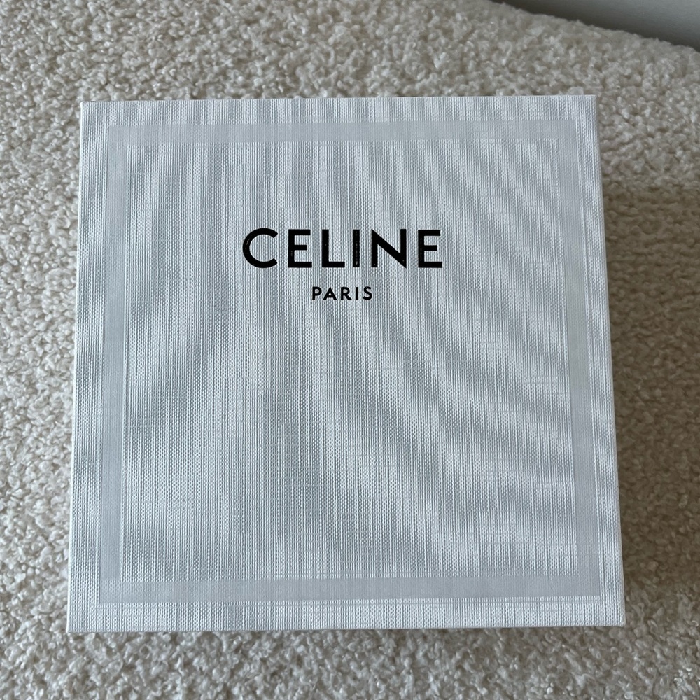 Celine Textured White Gift Box